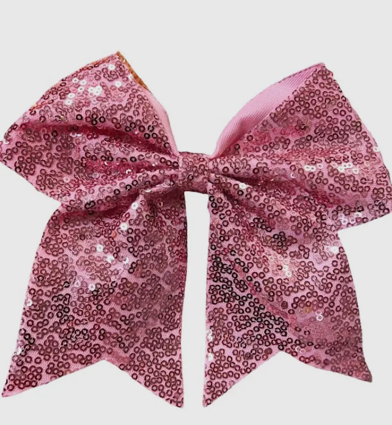 Sequin Cheer Bow w/elastic band