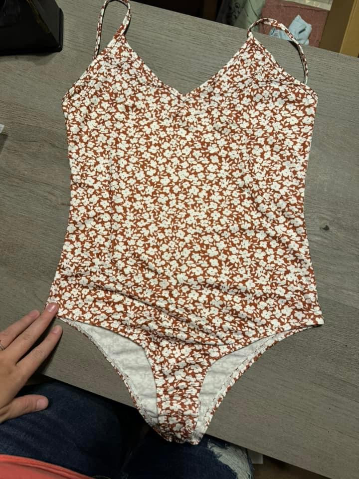 Chestnut Floral Bodysuit