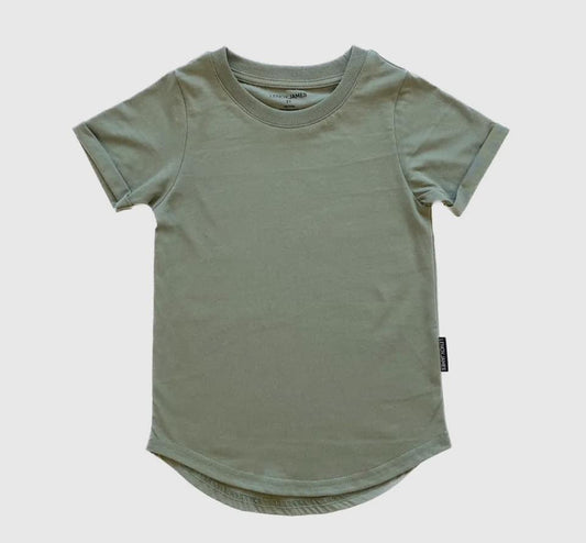 Kids Basic Olive Tee CC RTS