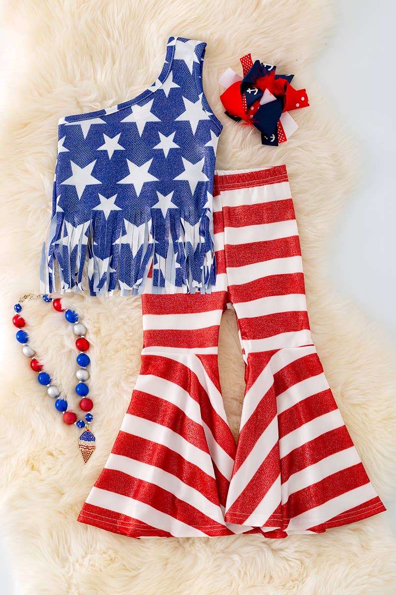 SHIMMERY PATRIOTIC 2 PIECE SET