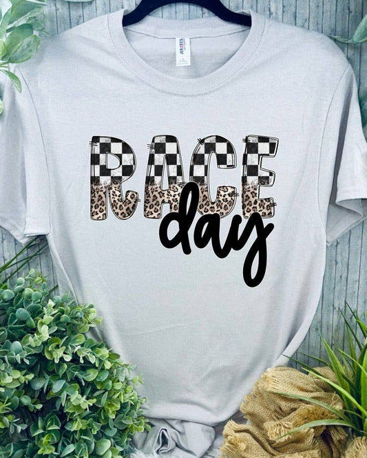 Checkered Race Day  (T-Shirt)